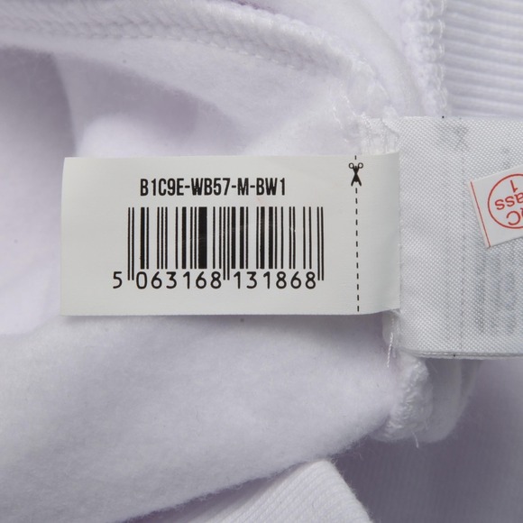 Gymshark Hoodie Womens M White I Love Squats Devil Graphic Fleece Oversized - Picture 7 of 12